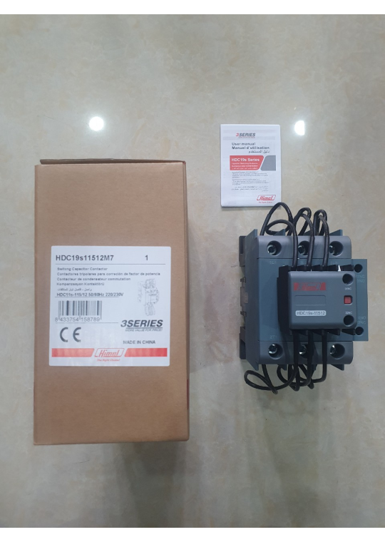 Contactor HIMEL HDC19s-115 dùng cho tụ bù 60KVAr ( HDC19S11512M7 )