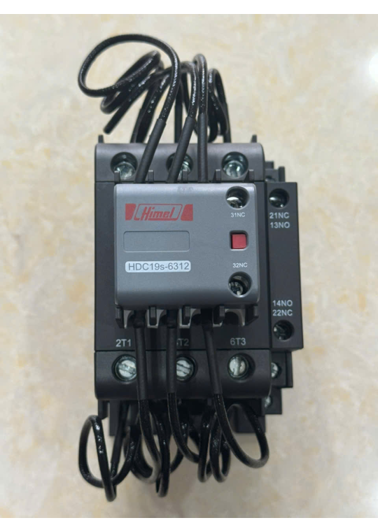 Contactor HIMEL HDC19s-63 dùng cho tụ bù 30KVAr ( HDC19S6312M7 )