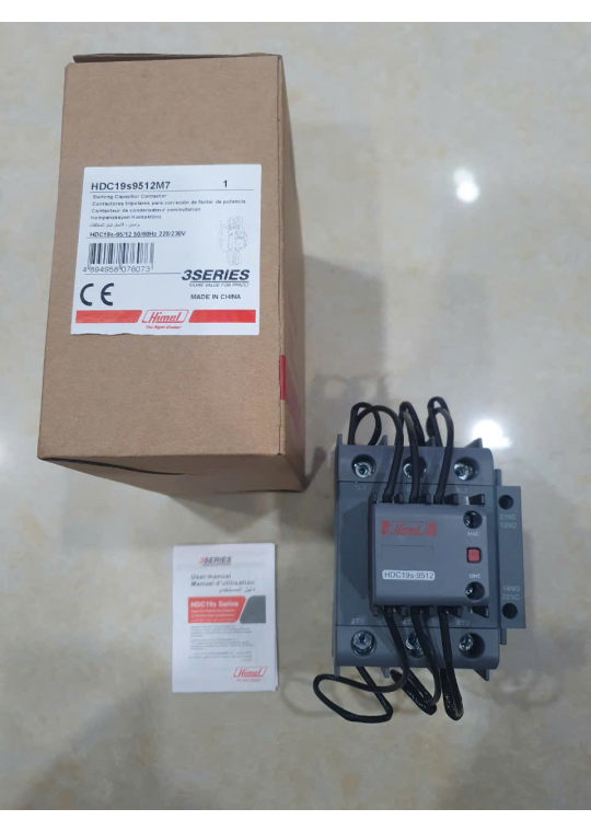Contactor HIMEL HDC19s-95 dùng cho tụ bù 50KVAr ( HDC19S9512M7 )