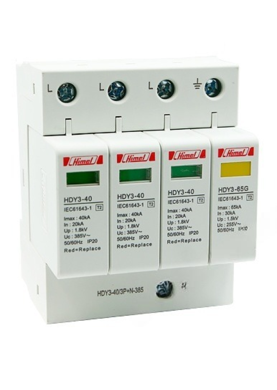 Chống sét lan truyền HIMEL 3P+N 385V 40kA ( HDY3N406 )