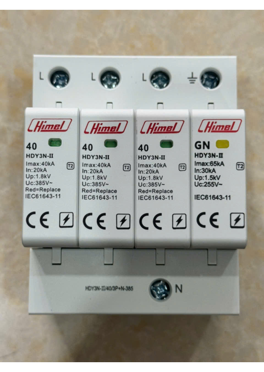 Chống sét lan truyền HIMEL 3P+N 385V 40kA ( HDY3N406 )