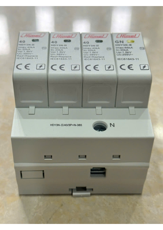 Chống sét lan truyền HIMEL 3P+N 385V 40kA ( HDY3N406 )