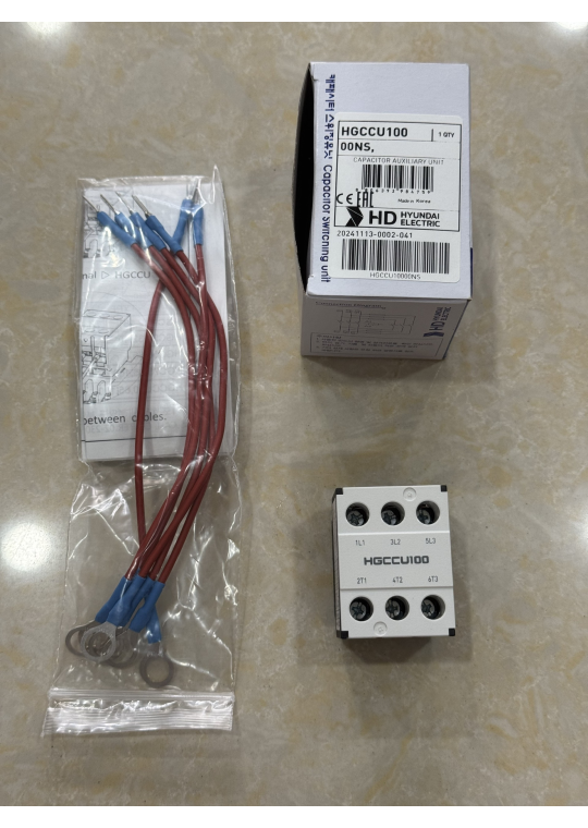 Cuộn xả dòng HGCCU100 cho Contactor HYUNDAI chuyên dùng cho tụ bù
