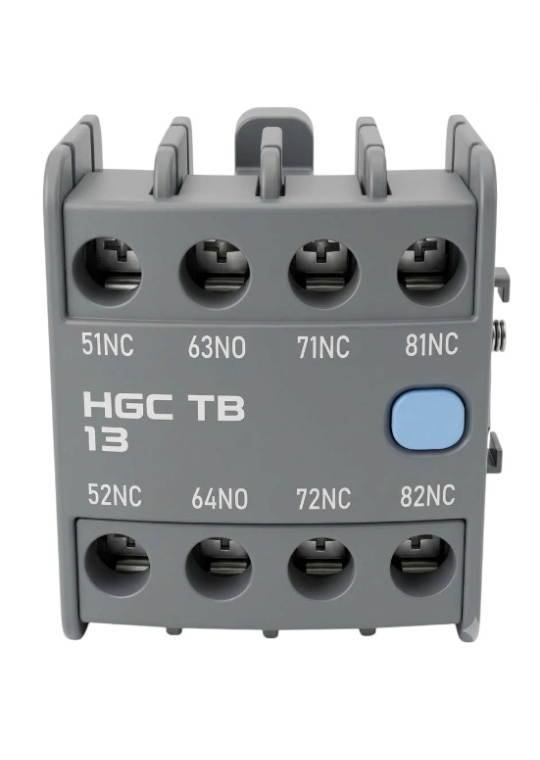 Tiếp điểm phụ cài trên HGCTB loại 4 tiếp điểm dùng cho Contactor Hyundai HGC 9~100
