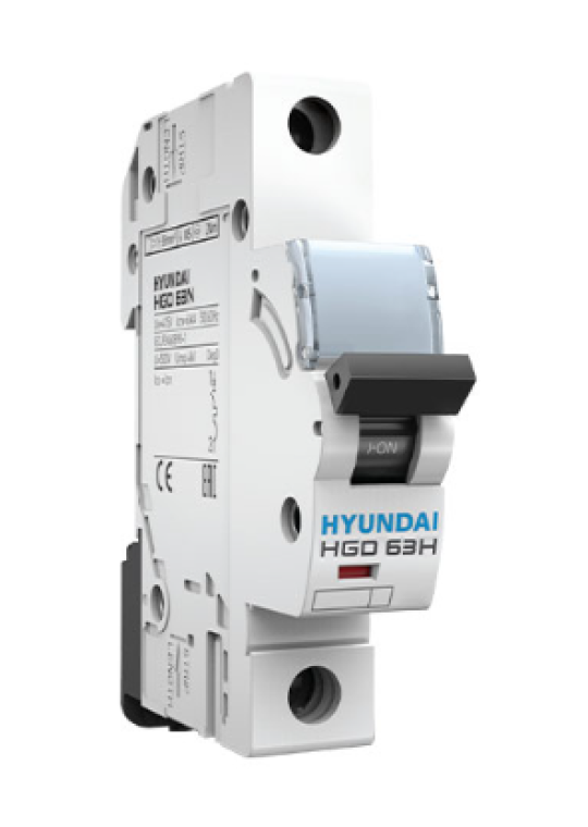 MCB HYUNDAI 1P 63A 10kA ( HGD63H )