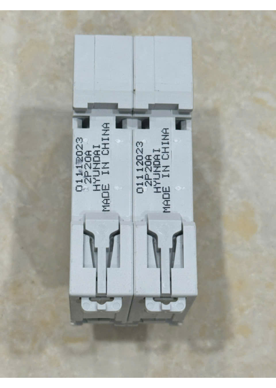 MCB HYUNDAI 2P 20A 6kA ( HGD63M )