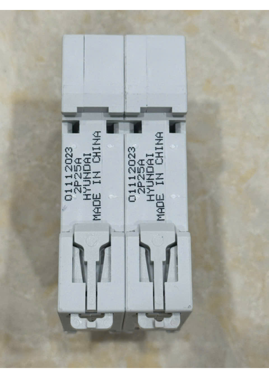 MCB HYUNDAI 2P 25A 6kA ( HGD63M )