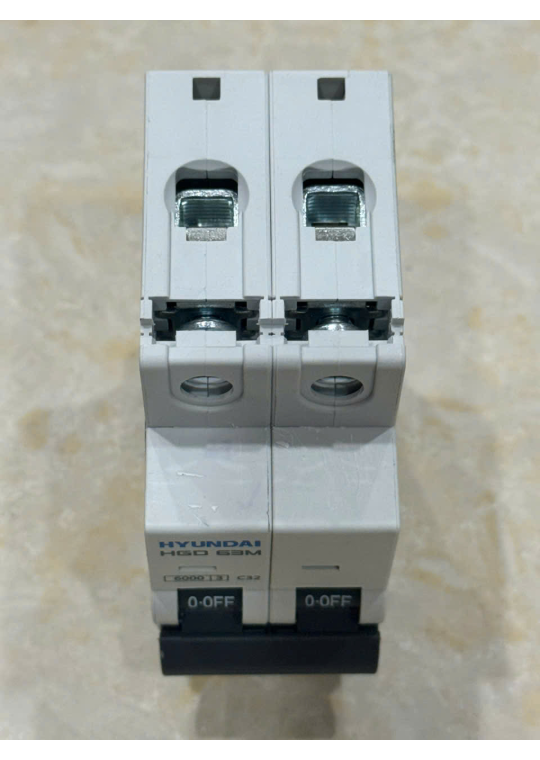 MCB HYUNDAI 2P 32A 6kA ( HGD63M )