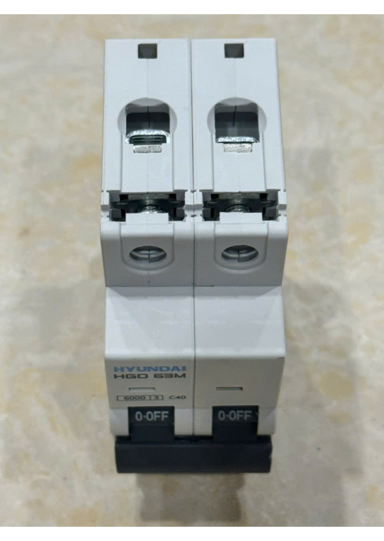 MCB HYUNDAI 2P 40A 6kA ( HGD63M )