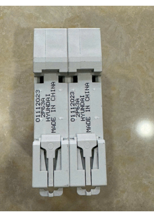 MCB HYUNDAI 2P 63A 6kA ( HGD63M )