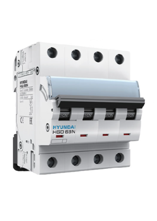 MCB HYUNDAI 4P 16A 6kA ( HGD63N )