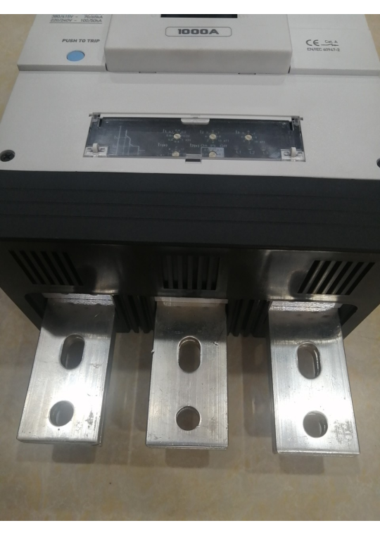 MCCB HYUNDAI 3P 1000A 70kA chỉnh dòng điện tử 0.4~1.0*In ( HGM1000S )