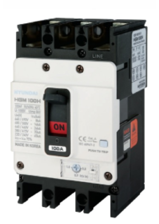 MCCB HYUNDAI 3P 80A 26kA ( HGM100H-F )