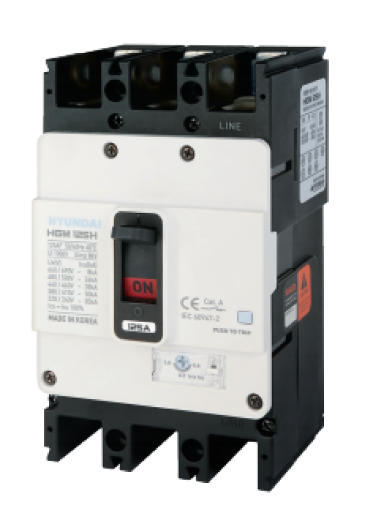 MCCB HYUNDAI 3P 16A 26kA  ( HGM125S-F )