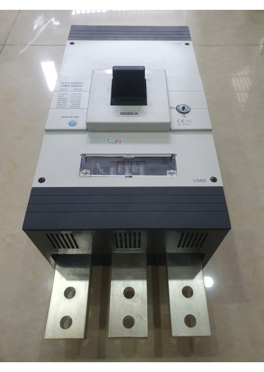 MCCB HYUNDAI 3P 1600A 70kA chỉnh dòng điện tử 0.4~1.0*In ( HGM1600S )