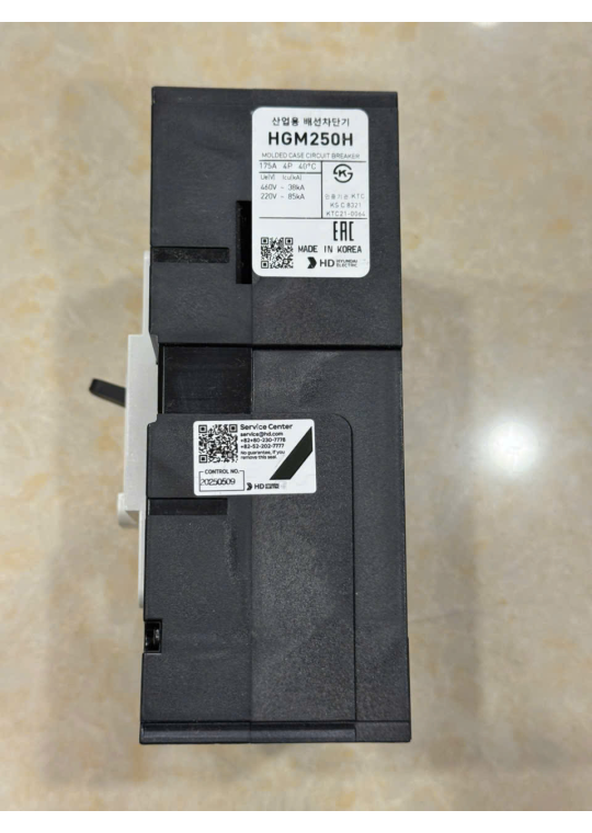 MCCB HYUNDAI 4P 175A 38kA ( HGM250H-F )