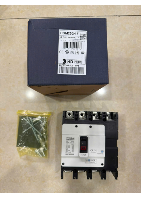 MCCB HYUNDAI 4P 175A 38kA ( HGM250H-F )