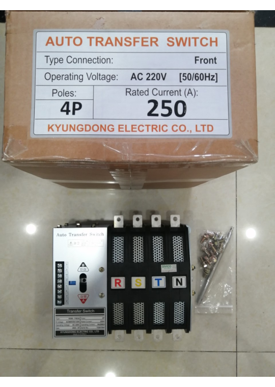  Bộ chuyển nguồn ATS KYUNGDONG 4P 250A ( KD06-F403A )