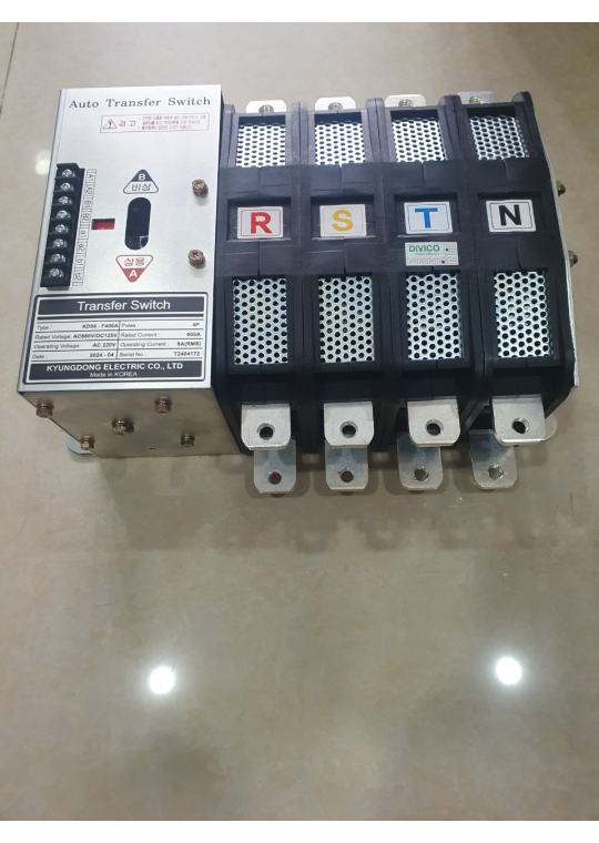 Bộ chuyển nguồn ATS KYUNGDONG 4P 600A ( KD06-F406A )