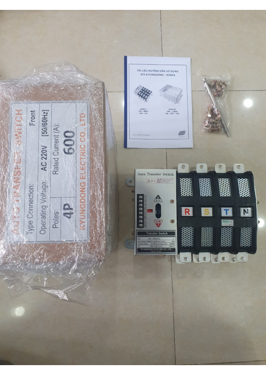 Bộ chuyển nguồn ATS KYUNGDONG 4P 600A ( KD06-F406A )