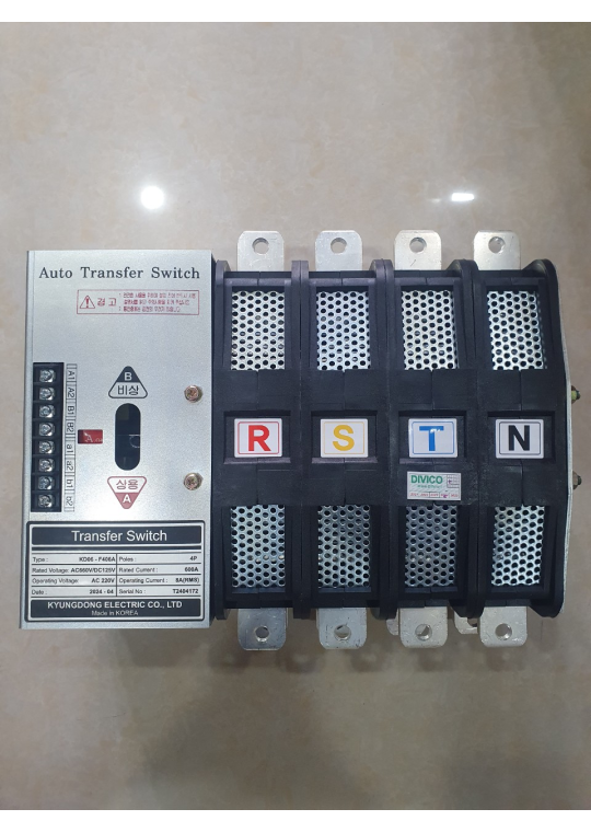 Bộ chuyển nguồn ATS KYUNGDONG 4P 600A ( KD06-F406A )