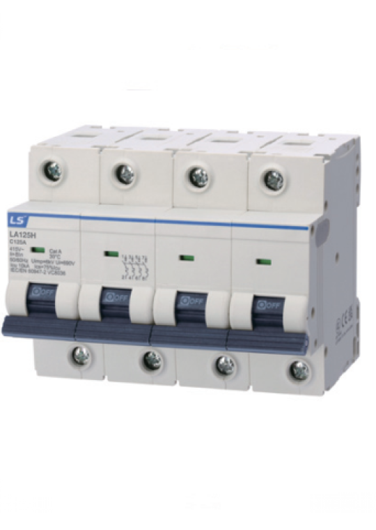 MCB LS 4P 125A 10kA ( LA125H )