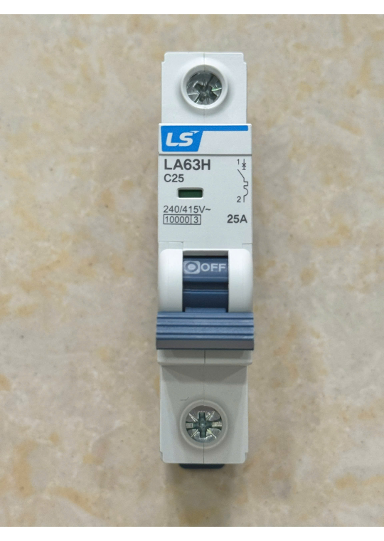MCB LS LA63H 1P 25A 10kA