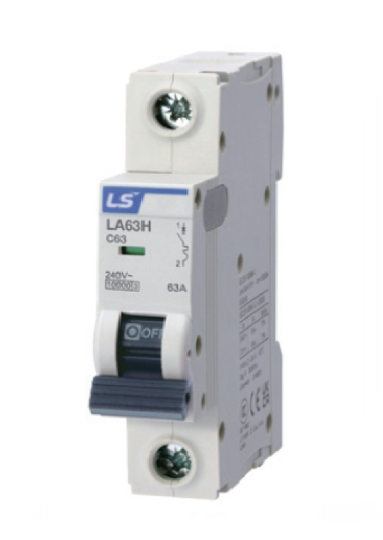 MCB LS 1P 10A 10kA ( LA63H )