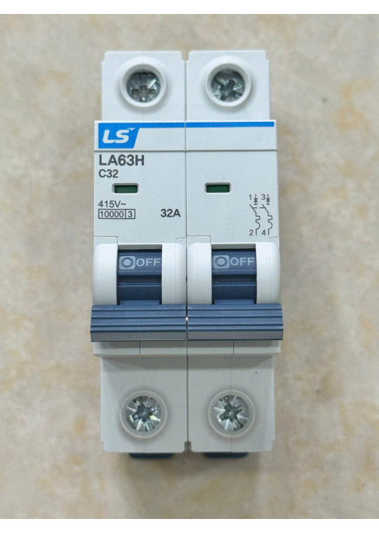 MCB LS LA63H 2P 32A 10kA