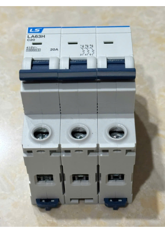 MCB LS 3P 20A 10kA ( LA63H )