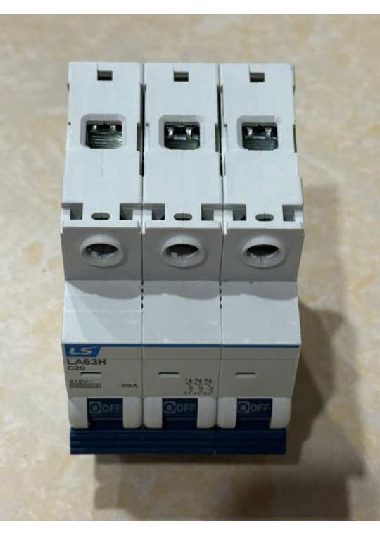 MCB LS 3P 20A 10kA ( LA63H )