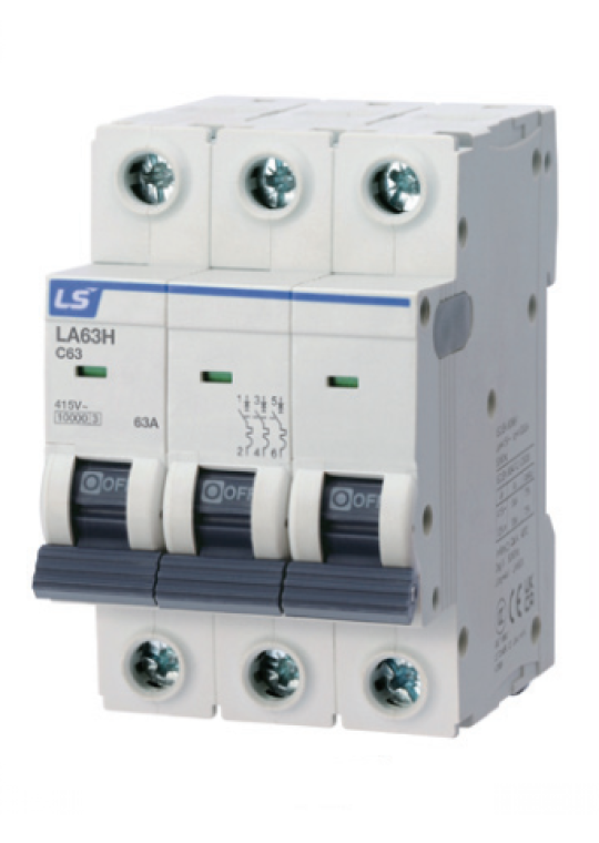 MCB LS 3P 6A 10kA ( LA63H )