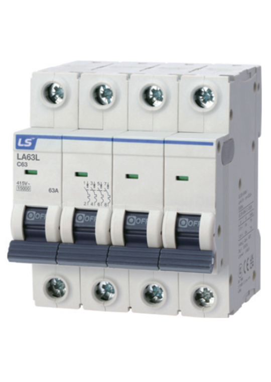 MCB LS LA63L 4P 25A 25kA