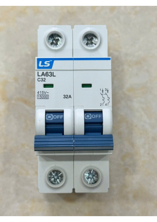MCB LS LA63L 2P 32A 25kA