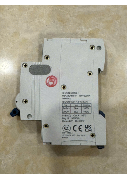 MCB LS 1P 6A 6kA ( LA63N )