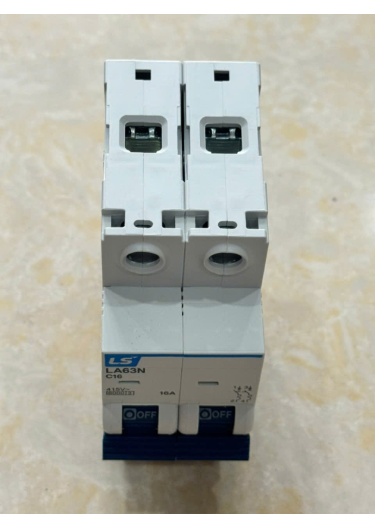MCB LS 2P 16A 6kA ( LA63N )