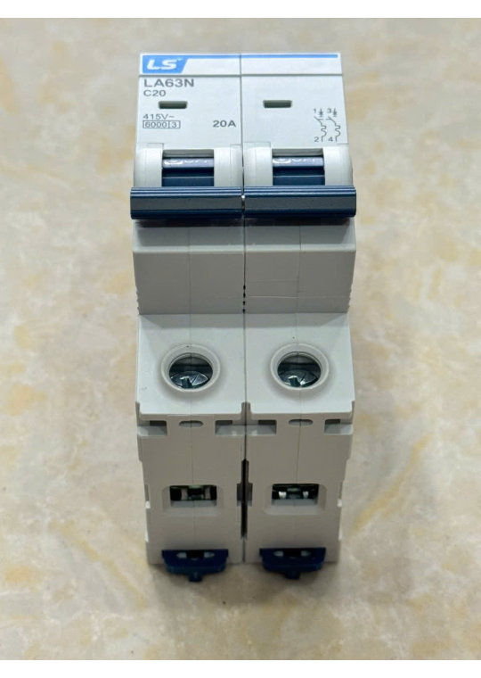 MCB LS 2P 20A 6kA ( LA63N )
