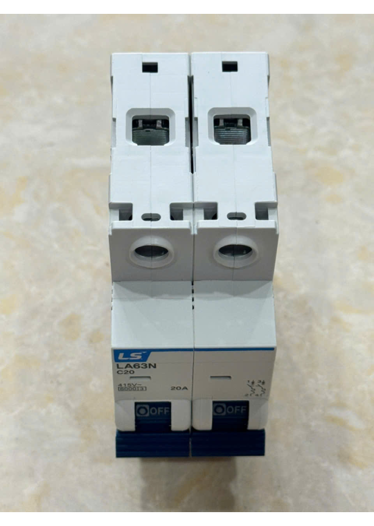 MCB LS 2P 20A 6kA ( LA63N )