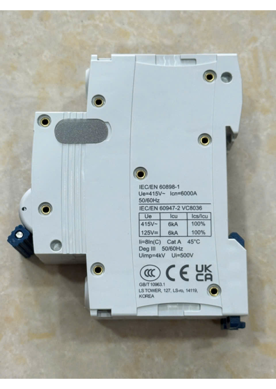 MCB LS 2P 20A 6kA ( LA63N )