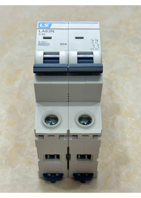 MCB LS 2P 32A 6kA ( LA63N )