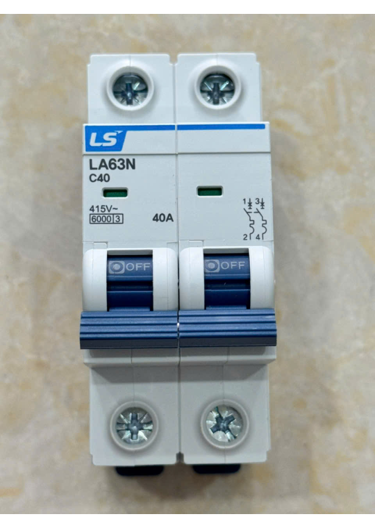 MCB LS 2P 40A 6kA ( LA63N )
