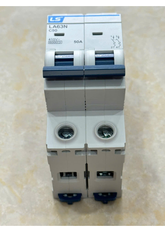 MCB LS 2P 50A 6kA ( LA63N )