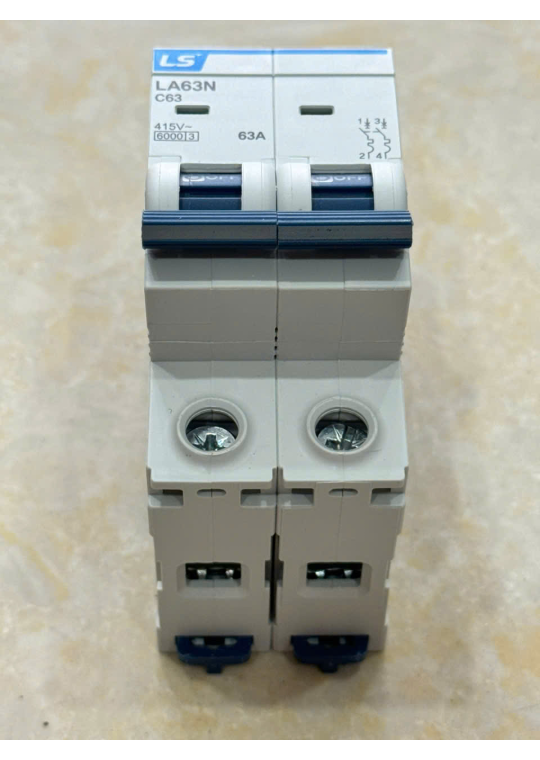 MCB LS 2P 63A 6kA ( LA63N )