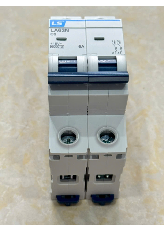 MCB LS 2P 6A 6kA ( LA63N )