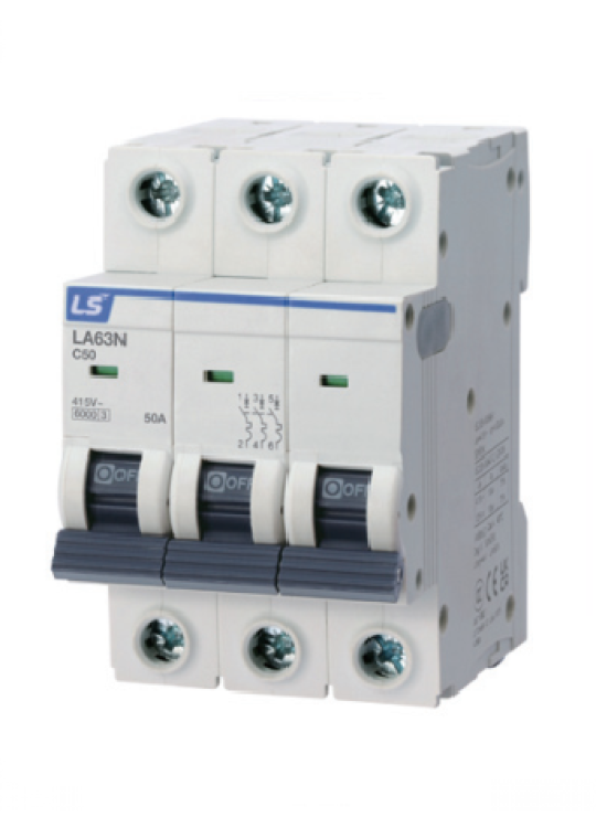MCB LS 3P 6A 6kA ( LA63N )