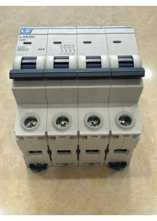 MCB LS 4P 40A 6kA ( LA63N )