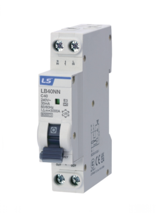 RCBO LS 2P 16A 6KA 30mA ( LB40NN )