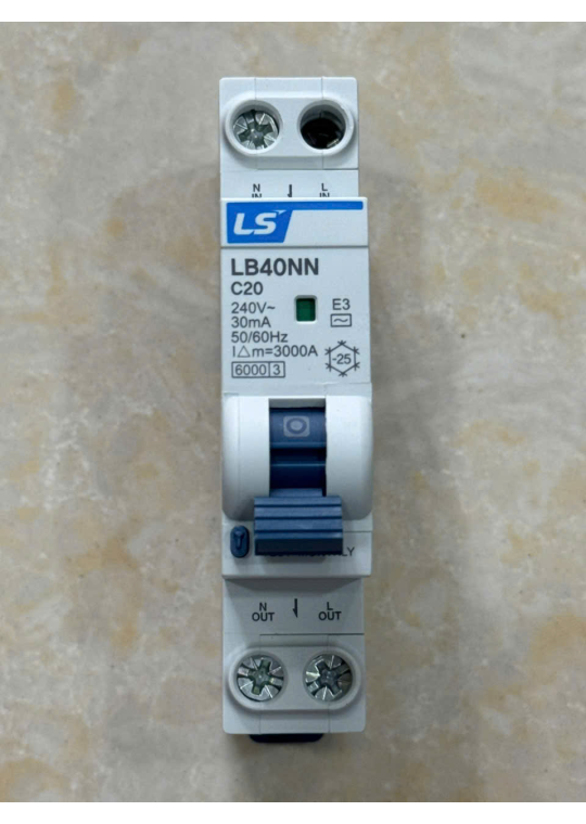 RCBO LS 2P 20A 6KA 30mA ( LB40NN )