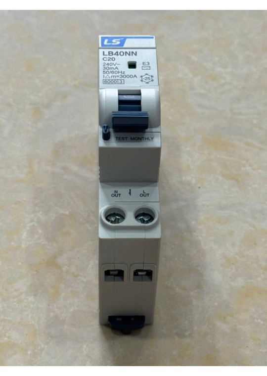 RCBO LS 2P 20A 6KA 30mA ( LB40NN )