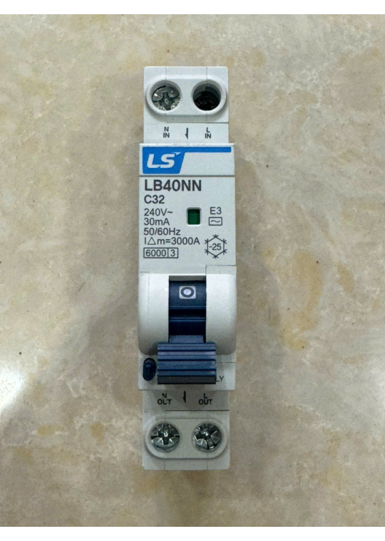 RCBO LS 2P 32A 6KA 30mA ( LB40NN )